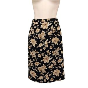 Worthington Wrap Look Floral Skirt Sz 18